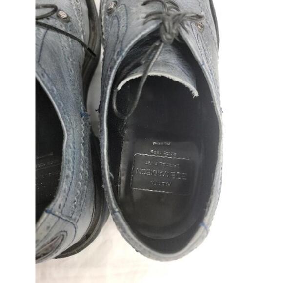 CESARE PACIOTTI LUXURY ITALIAN MEN\'S 308 MADISON CHINA NAVY OXFORDS SIZE 9 main image 4